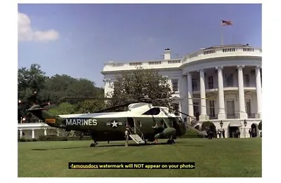 John F Kennedy Marine One PHOTO Helicopter Trip To VA Estate White House Lawn • $5.78