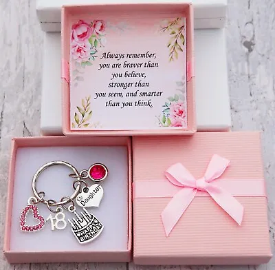  BIRTHDAY Gifts Charm Keyring For Mum Daughter Nan Nana Friend Auntie Gift + Box • £5.99