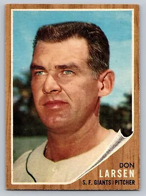 1962 Topps Don Larsen #33 San Francisco Giants • $2