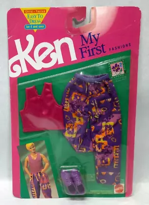 Vintage 1991 Ken My First Fashions 2944 - NEW - Tank Top Pants & Shoes • $12.97