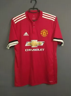 Manchester United Jersey 2017 2018 Home MEDIUM Shirt Adidas BS1214 Ig93 • $21.24