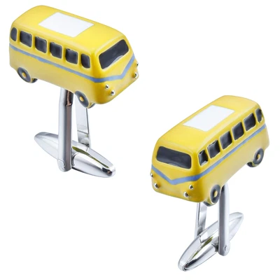 £18.29 • Buy Yellow VW Kombi Cufflinks
