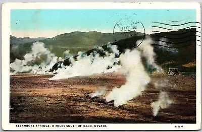 1931 Steamboat Springs 11 Miles South Of Reno Nevada NV Posted Postcard • $8.09