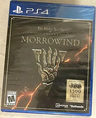 Bethesda The Elder Scrolls Online Morrowind Plus Discovery Pack PS4 NEW NO CASE • $4.78