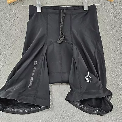 Garneau Shorts Mens Medium Black Select Bike Cycling Gel Padded Stretch Pull On • $17.42