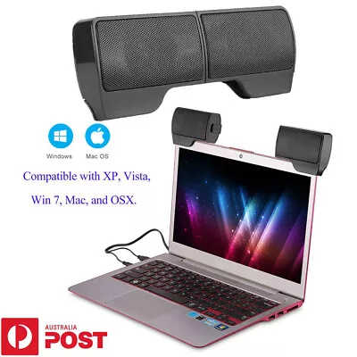 Wired Speakers 3.5mm Computer Stereo Speaker USB Powered For Laptop Desktop PC • $15.69