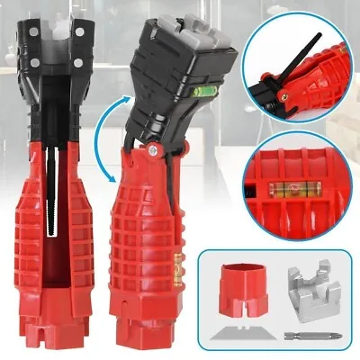 18 IN1 Multifunction Faucet Sink Basin Installer Pipe Wrench Tap Spanner Tool UK • £8.92