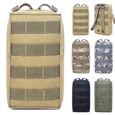 Tactical Molle Pouch Attachment Bag Hiking Phone Waist Pack Military EDC Pouch • $10.96