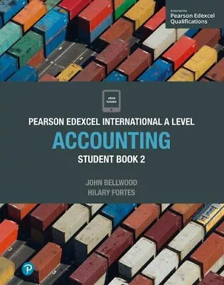 Pearson Edexcel International A Level Accounting Student Book By Hilary Fortes J • £30