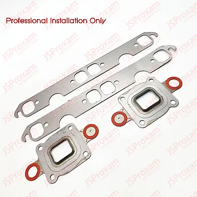 Fit MerCruiser Exhaust Manifold Elbow Riser Gasket Dry Joint 5.0 5.7 L 350 2002+ • $95