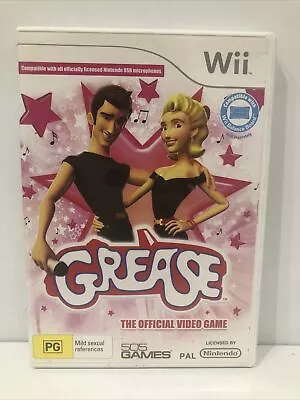 Grease The Official Video Game - Nintendo Wii PAL Game Complete With Manual • $7