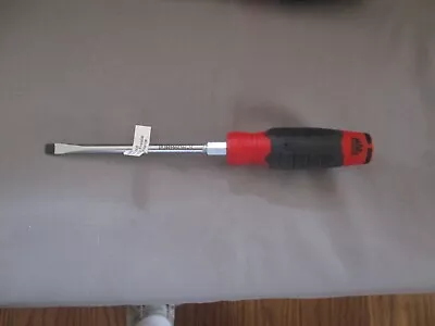 Mac Tools PJRB6DR-S Keystone Flat Slotted Screwdriver 5/16  X 6  Mac-Grip NEW! • $17.99