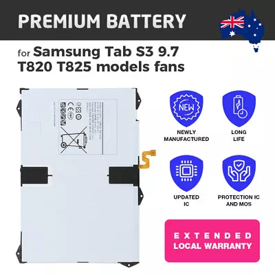 New Premium GEARDO Battery Replacement For Samsung Galaxy Tab S3 9.7 T820 T825 • $39.99