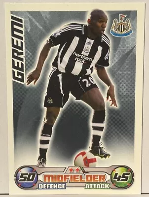 Geremi Match Attax 2008/2009 Premier League Newcastle United 08/09 #225 • £0.99