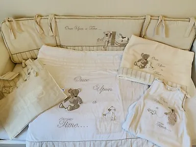Complete Mamas & Papas Once Upon A Time Bedding Set & Bedroom Accessories • £140
