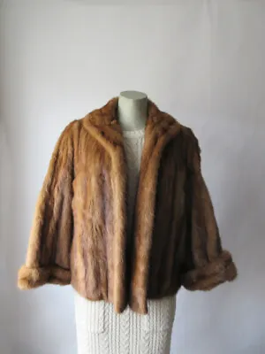 Women's Sz 8 Mink Fur Jacket Coat  MINT+ SALE 🔥 • $165