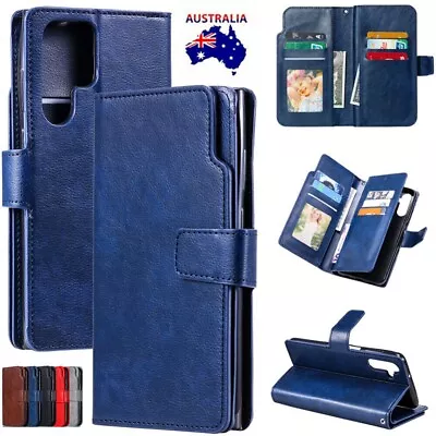 Wallet Case For Samsung S24 S23 FE S22 S21 S20 Ultra Plus S10 Flip Leather Cover • $13.99