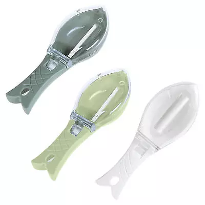 Cute Fish Shape Scales Remover Cleaning Skin Peeler Brush Fish Descaler Tools • $18.19