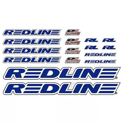 Redline - Generic Blue BMX Decal Set - Old School Bmx • $55