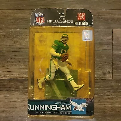 2009 McFarlane Toys NFL Randall Cunningham 6” Figure Philadelphia Eagles • $56