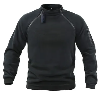 $59.99 • Buy Tactical Soft Shell 2-Zip Warm Fleece Jacket Cold Weather Gear Polartec Fleece