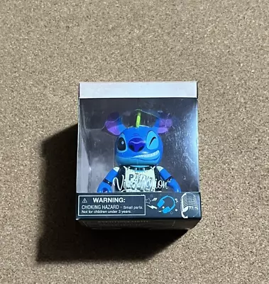 Disney Parks Tunes Punk Rock Stitch 3  Vinylmation Figure In Box • $15