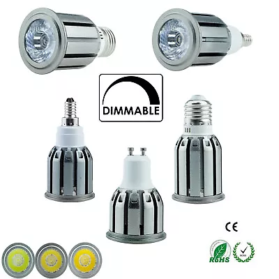 Spot Light LED Home Dimmable Spotlight GU10 E27 E12 10W 7W 5W Bulbs Light COB • $7.58