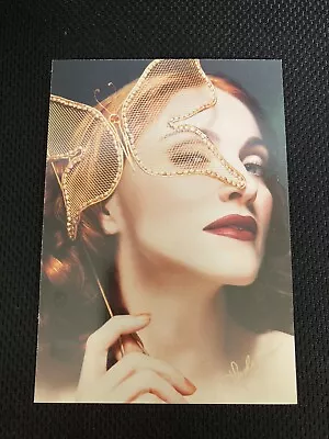 Madonna Max Factor Gold Promotional Postcard With Pre-printed Autograph • £3.49