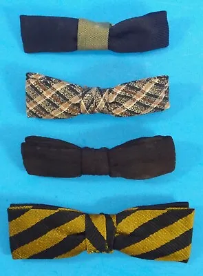 Lot Of 4 Mini Clip-On Bowties For Bears Or Boys Evergrip Jr. & Royal Very Cute! • $5