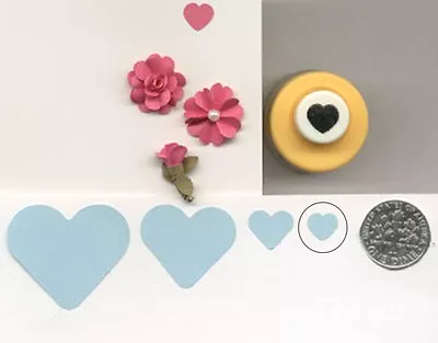 Mini Heart Shape Paper Punch By Punch Bunch Quilling-Scrapbook-Cardcraft  • $3.44