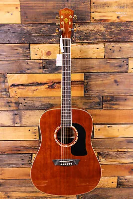 Washburn WD100DL Dreadnought Mahogany Acoustic Guitar Natural • $126