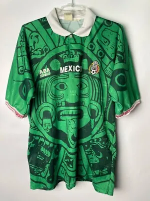 Mexico Home Aztec Jersey 1996 1998 ABA Sport Vintage Jersey Size XL • $499.99