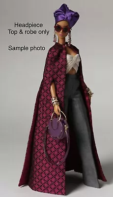 Integrity Toys RESURGENCE NATALIA FATALE Sacred Lotus Fashion Royalty CAPE TOP + • $29.99