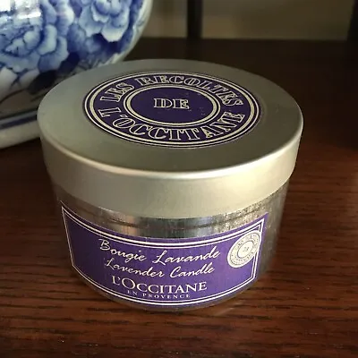 L’Occitane Bougie Lavender Essential Oil Candle Tin 5.2 Oz 150 G New France VTG • $74.90