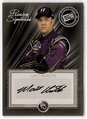 Matt Kenseth 2010 Press Pass Signings Auto • $9.99