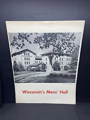 Vintage Advertising Booklet Tripp Hall University Wisconsin Dormitory Madison WI • $20