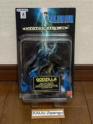 1998 Yutaka Real Hero Series Zilla 4  Figure Godzilla Emmerich Kaiju New In Box • $99.92