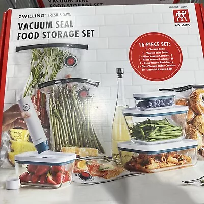 Zwilling Fresh Save La Mer Vacuum Food Storage System 16 Piece Bundles  • $99