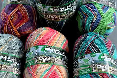 Opal Schafpate 15 4 Ply  Self Patterning Sock Yarn. Combined Post • £6.90