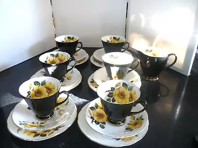 £45 • Buy Vintage Old Royal Bone China 19 Piece Tea Set