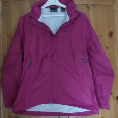 Women's Marmot Precip Jacket Medium Red Plum Color • £42.99