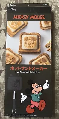 Skater ALHOS1 Hot Sandwich Maker Cute Baking Micky Mouse From Japan • $75.95