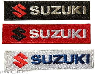 $4.95 • Buy Suzuki Iron On Embroidered Patch, Motorcycles, Cars, Bikers, 