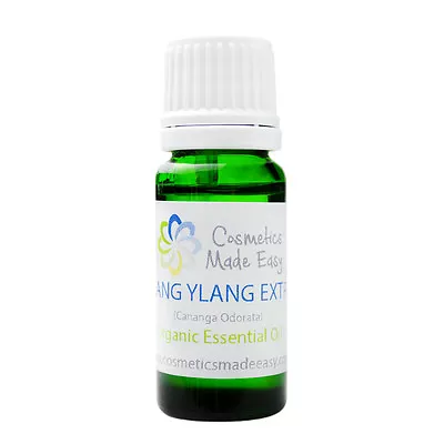 Organic Ylang Ylang Extra Pure Essential Oil (Cananga Odorata) 10ml 30ml 100ml • £7.75