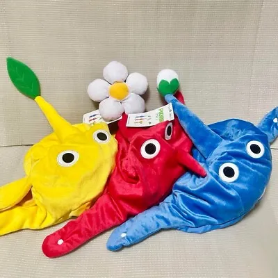 TAITO Nintendo Pikmin Cosplay Hat - COMPLETE SET ( Set Of 3 ) JP [NEW] • $99.70