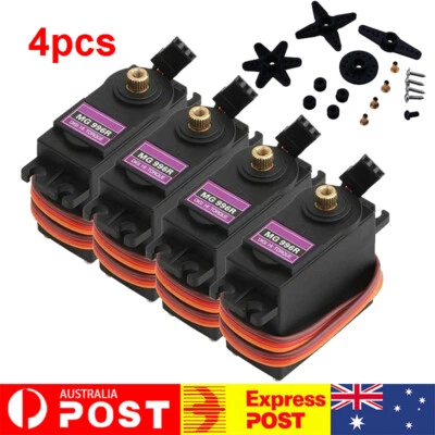 $24.98 • Buy 4x MG996R Metal Gear Servo Digital Torque Servo For Futaba JR RC Truck Car Tool