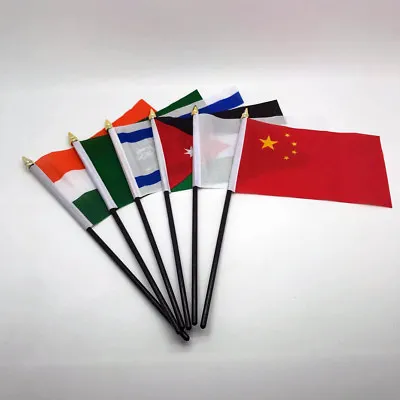 £2.99 • Buy ASIA Hand Table Flags ALL COUNTRIES Without Base Country Display Oriental Top UK