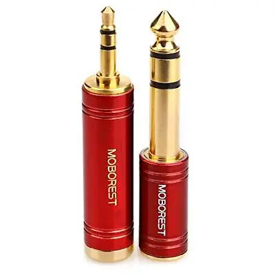 3.5mm M To 6.35mm F Stereo Pure Copper Adapter 1/8 Inch Plug Male To 1/4 Inch  • $13.81