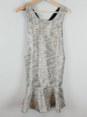 ALICE McCALL | Womens Lurex Chessie Dress NEW + TAGS [ Size AU 10 Or US 6 ] • $95