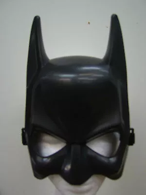 New Adult Mens Ladies Batman Joker The Dark Knight 1/2 Face Black Costume Mask • $6